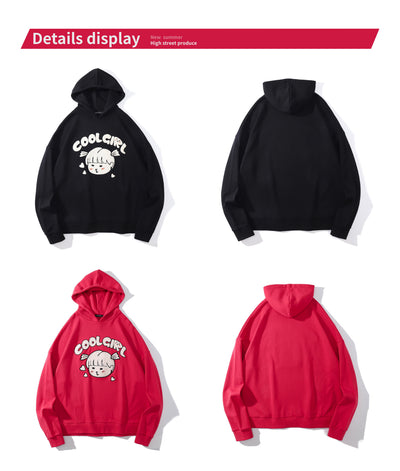 Sudadera Holgada con Capucha y Diseño Cartoon - Algodón Suave - Image 11