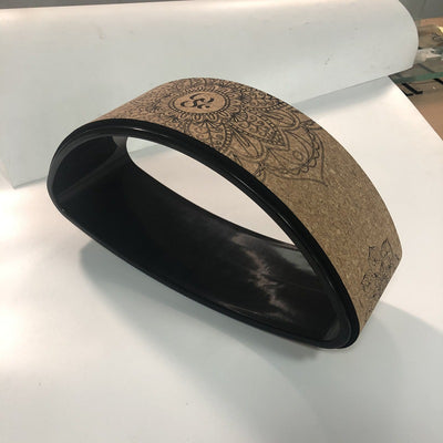 Rueda de Yoga en Corcho con Diseño de Veta de Madera - Image 14