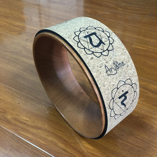 Rueda de Yoga en Corcho con Diseño de Veta de Madera - Image 17