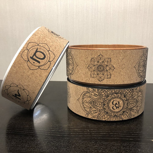 Rueda de Yoga en Corcho con Diseño de Veta de Madera - Image 21