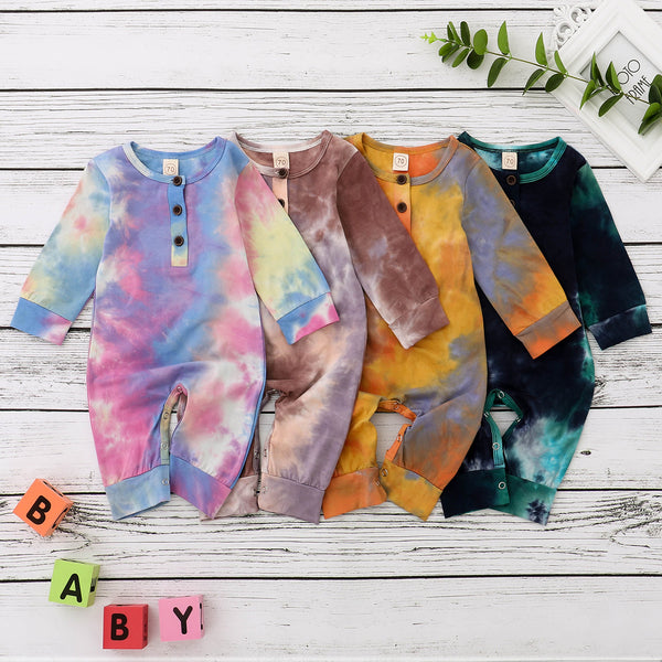 Enterizo Tie-Dye Largo con Estilo Bohemio