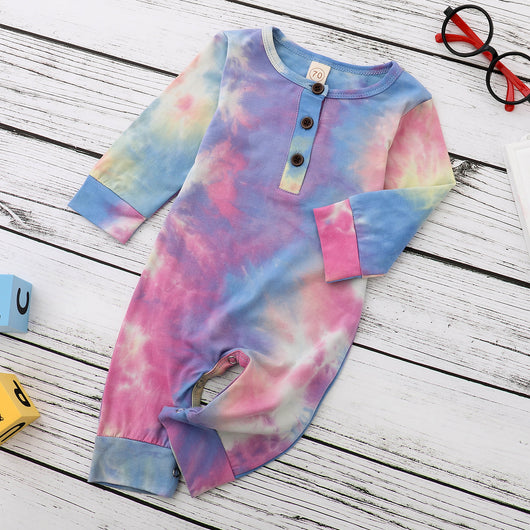 Enterizo Tie-Dye Largo con Estilo Bohemio - Image 3