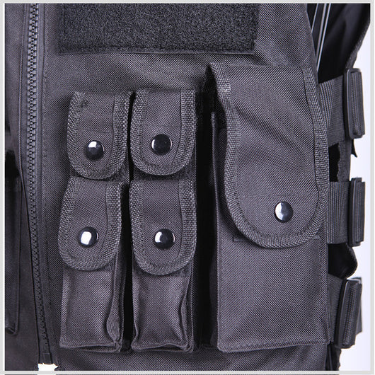 Chaleco Táctico Militar Negro para Hombre - Caza y Operaciones - Image 13