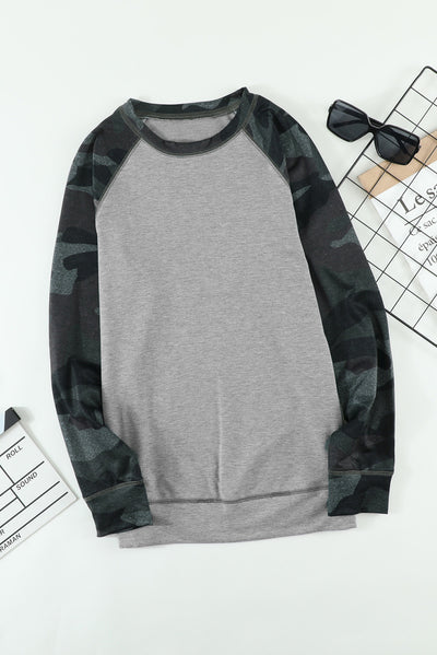 Sudadera Mujer Estampado Camuflaje Cuello Redondo Manga Larga - Image 7