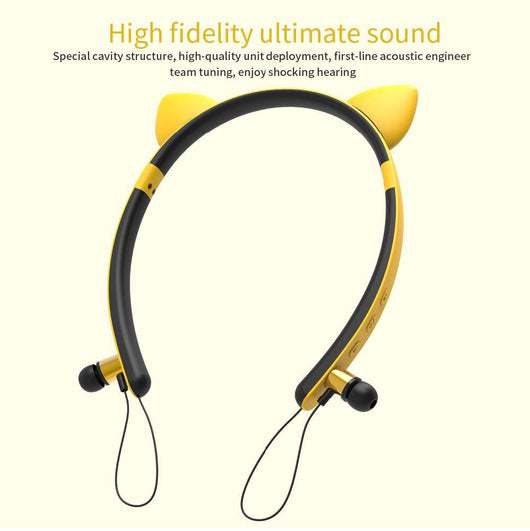 Auriculares Bluetooth con Orejas de Gato - Image 16