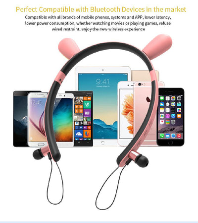 Auriculares Bluetooth con Orejas de Gato - Image 23