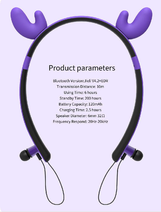 Auriculares Bluetooth con Orejas de Gato - Image 26