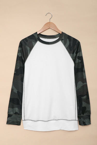 Sudadera Mujer Estampado Camuflaje Cuello Redondo Manga Larga - Image 15