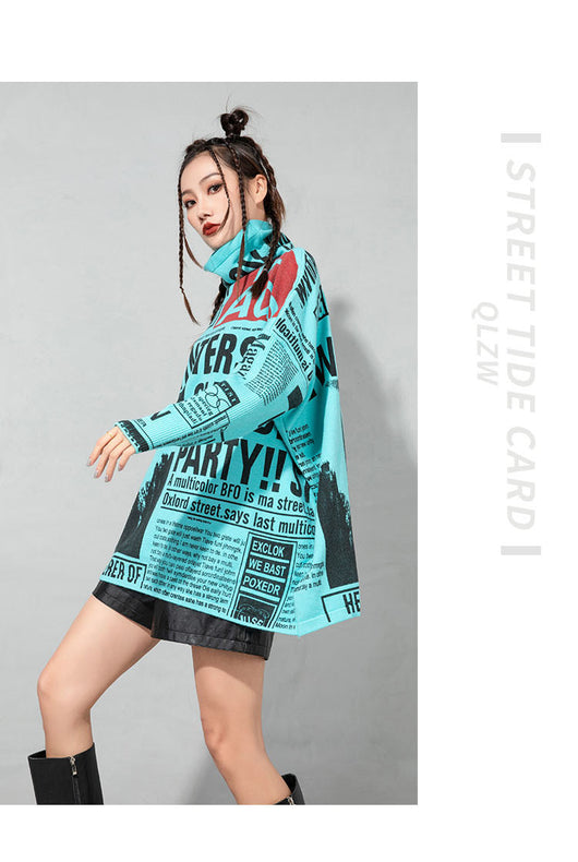 Suéter Tejido Mujer con Estampado de Letras - Corte Slim Talla Grande - Image 20