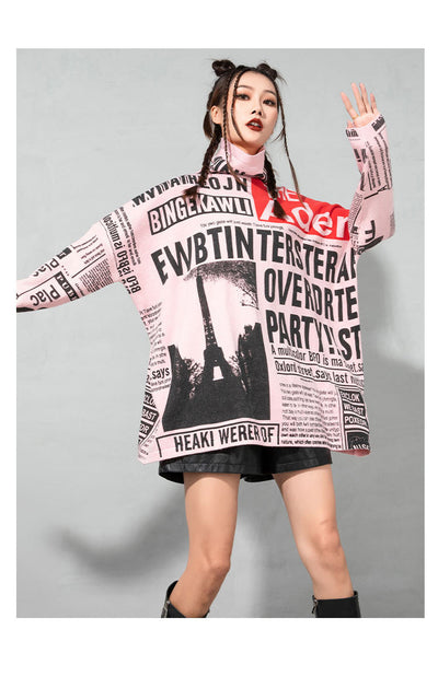 Suéter Tejido Mujer con Estampado de Letras - Corte Slim Talla Grande - Image 23