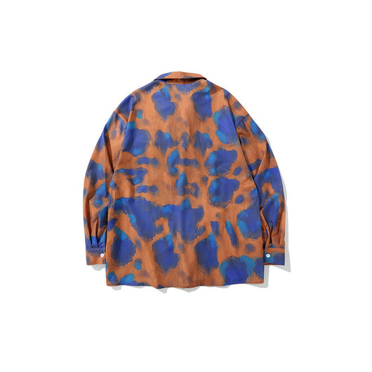 Camisa Retro Tie-dye Manga Larga para Hombre Tide Brand - Diseño Artístico - Image 18