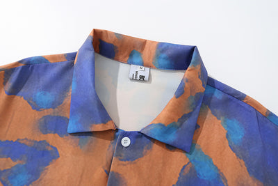 Camisa Retro Tie-dye Manga Larga para Hombre Tide Brand - Diseño Artístico - Image 19