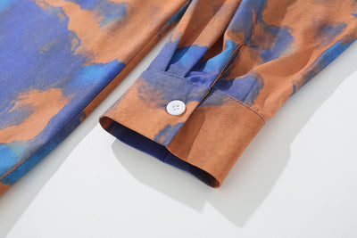 Camisa Retro Tie-dye Manga Larga para Hombre Tide Brand - Diseño Artístico - Image 21