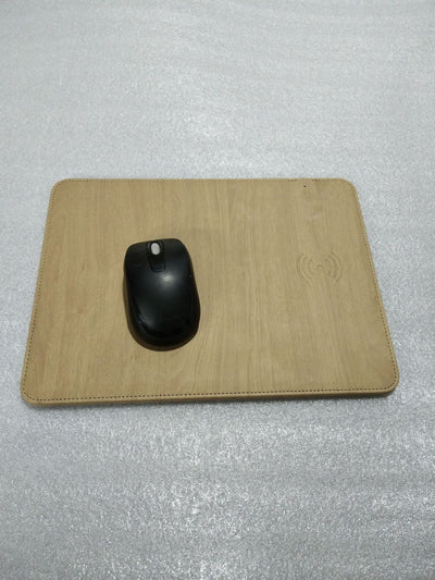 Mousepad de Carga Inalámbrica Universal con Diseño Madera - Compatible con Apple - Image 9