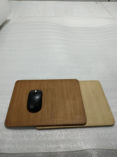 Mousepad de Carga Inalámbrica Universal con Diseño Madera - Compatible con Apple - Image 11