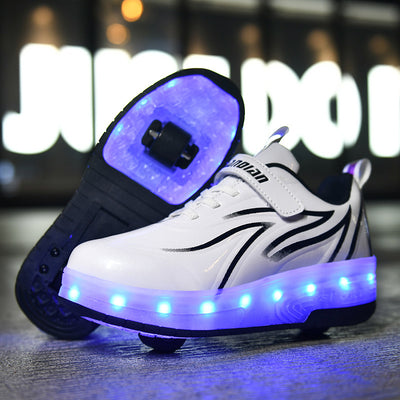 Zapatos con Ruedas de Carga Luminosas - Modelos Simple y Doble - Image 7