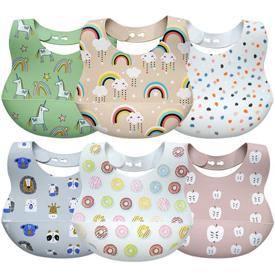 Babero de Silicona para Bebé con Bolsillo Colector - Image 9