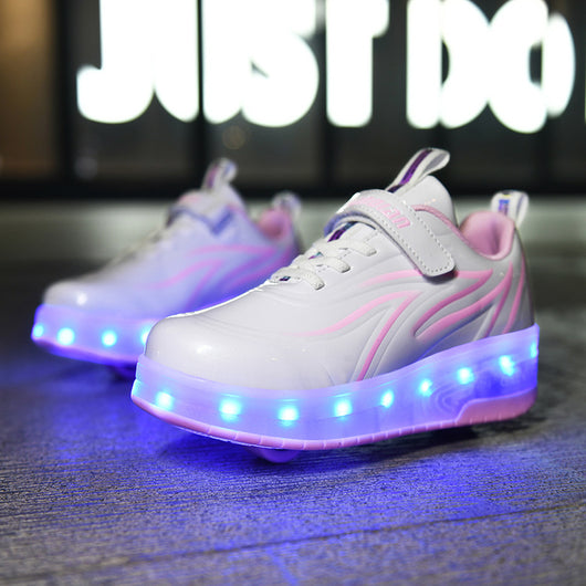 Zapatos con Ruedas de Carga Luminosas - Modelos Simple y Doble - Image 9