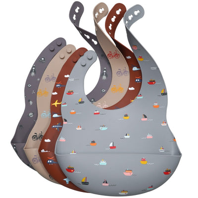 Babero de Silicona para Bebé con Bolsillo Colector - Image 13