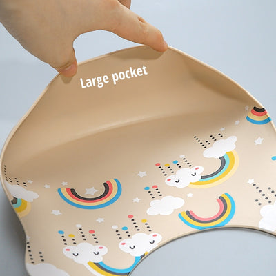 Babero de Silicona para Bebé con Bolsillo Colector - Image 19