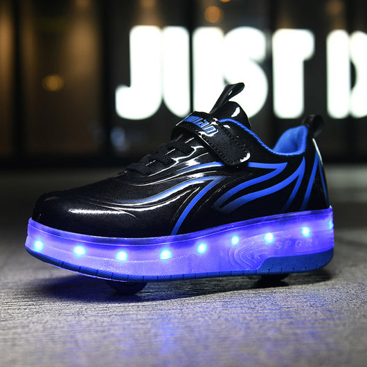 Zapatos con Ruedas de Carga Luminosas - Modelos Simple y Doble - Image 11