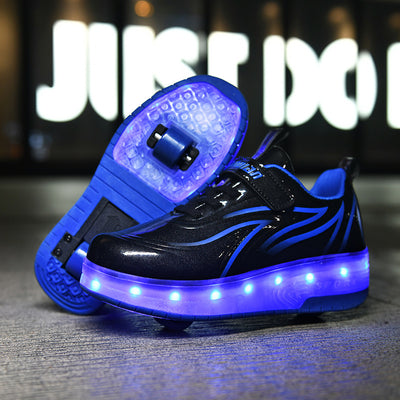 Zapatos con Ruedas de Carga Luminosas - Modelos Simple y Doble - Image 13