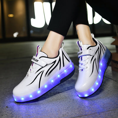 Zapatos con Ruedas de Carga Luminosas - Modelos Simple y Doble - Image 14