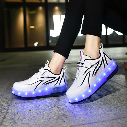 Zapatos con Ruedas de Carga Luminosas - Modelos Simple y Doble - Image 15