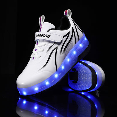 Zapatos con Ruedas de Carga Luminosas - Modelos Simple y Doble - Image 20
