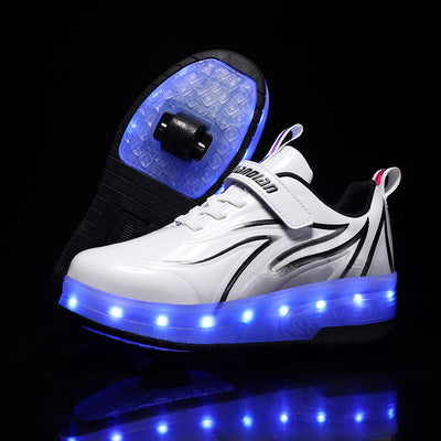 Zapatos con Ruedas de Carga Luminosas - Modelos Simple y Doble - Image 21