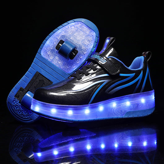 Zapatos con Ruedas de Carga Luminosas - Modelos Simple y Doble - Image 23