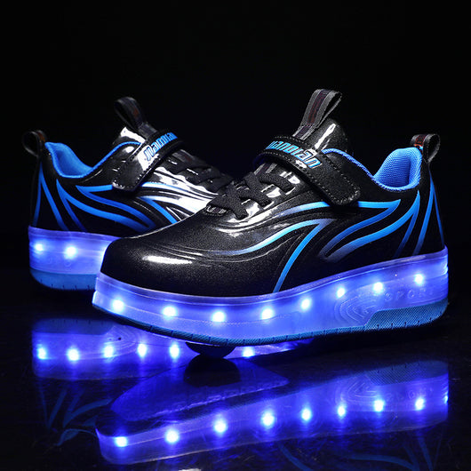 Zapatos con Ruedas de Carga Luminosas - Modelos Simple y Doble - Image 24