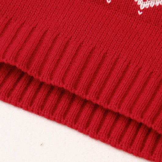 Suéter Navideño Tejido con Reno para Niños y Niñas - Image 17