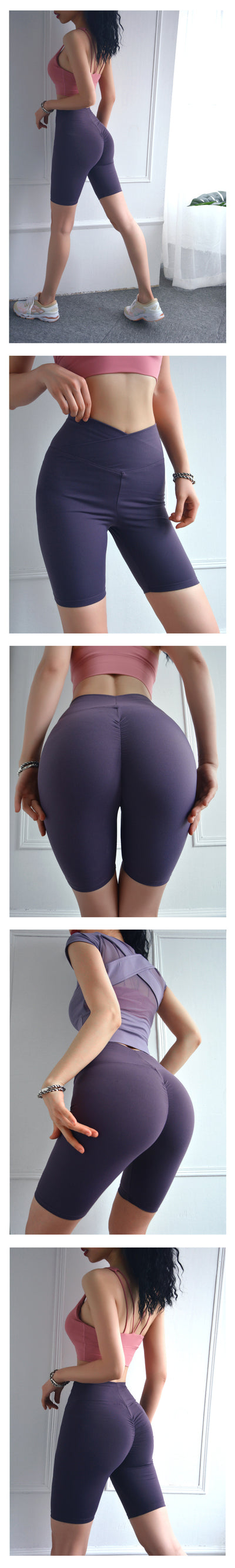 Pantalones Yoga Cintura Alta Levantacaderas Secado Rápido - Image 16