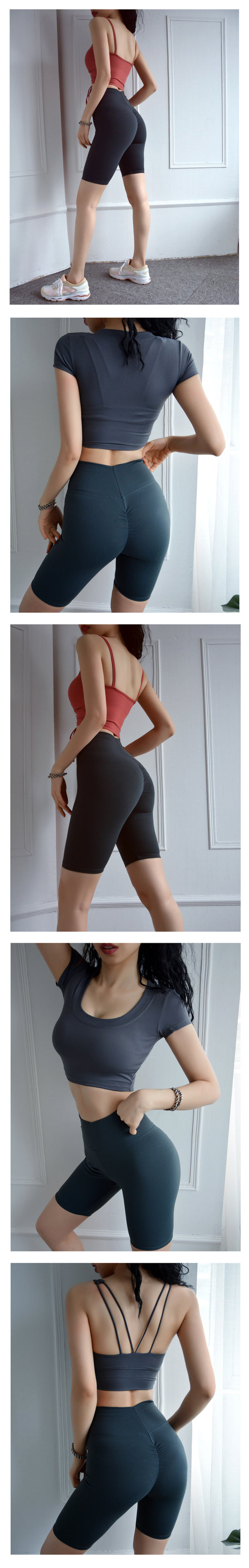 Pantalones Yoga Cintura Alta Levantacaderas Secado Rápido - Image 19