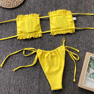 Conjunto de Bikini Bandeau Costa Rica - Image 16