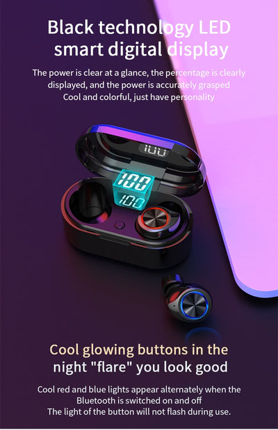 Auriculares Bluetooth 5.0 con Pantalla LED Digital - Image 11