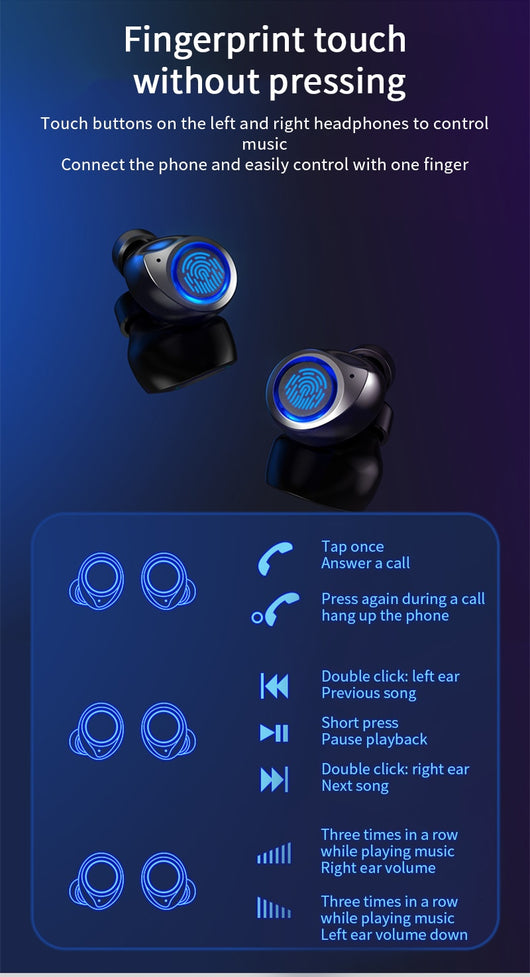 Auriculares Bluetooth 5.0 con Pantalla LED Digital - Image 13