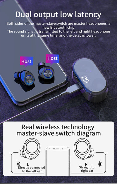 Auriculares Bluetooth 5.0 con Pantalla LED Digital - Image 15