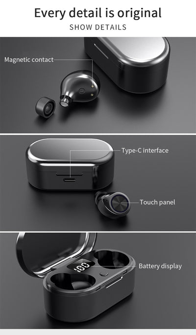 Auriculares Bluetooth 5.0 con Pantalla LED Digital - Image 20
