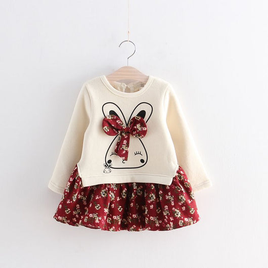 Vestido Infantil Otoño Manga Larga para Niñas 0-5 Años - Image 8