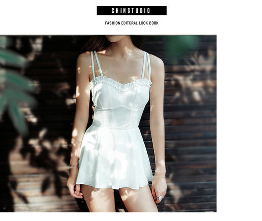 Traje de Baño Enterizo con Falda - Image 10