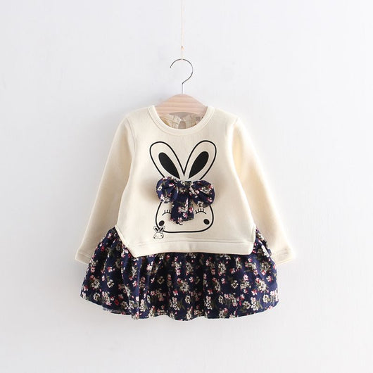 Vestido Infantil Otoño Manga Larga para Niñas 0-5 Años - Image 18