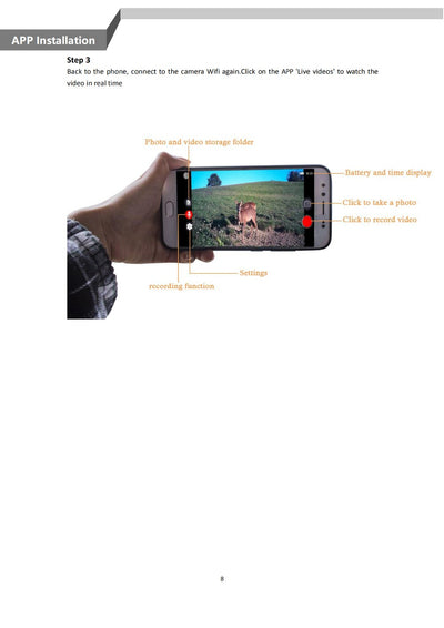 Cámara de Vigilancia WiFi 20MP con Control Bluetooth y App en Vivo - Image 11