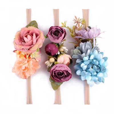Diadema Floral para Bebé y Niña - Corona de Flores Camelias para Sesiones Fotográficas - Image 8