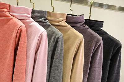 Blusa Cuello Alto Slim Fit con Ácido Hialurónico Hidratante - Image 12