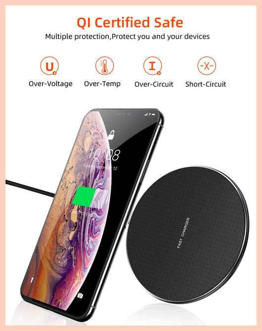 Cargador Inalámbrico Rápido para Celular - Image 25