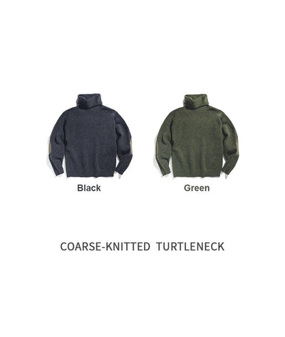 Suéter Cuello Alto de Mohair Sintético Grueso y Cálido para Hombre - Image 7