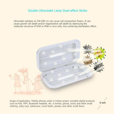 Esterilizador UV Doble para Teléfono, Joyas y Accesorios con Aromaterapia - Image 29
