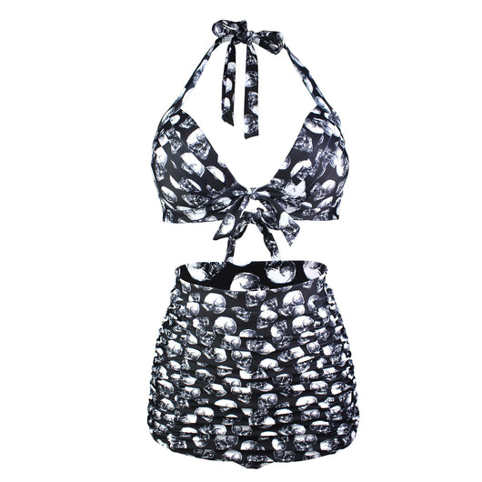 Bikini Dos Piezas con Estampado de Calaveras - Image 12